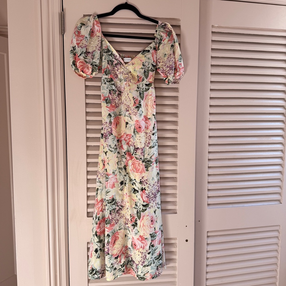 Faithfull the Brand Floral Midi Dress